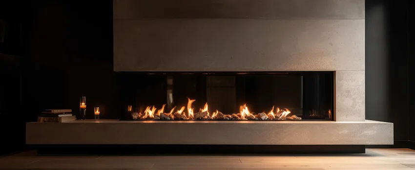 Gas Fireplace Ember Bed Design Services in Coral Springs, Florida