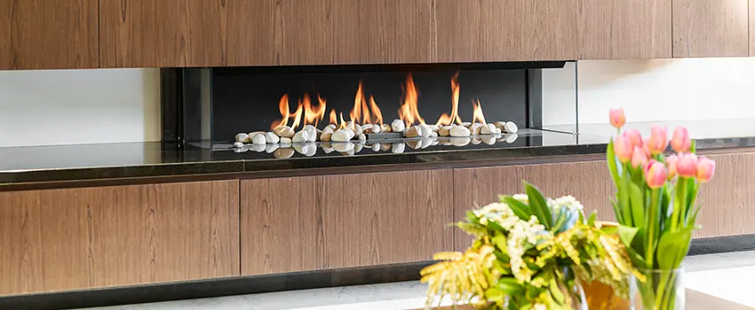 Double-height Fireplace Design Refurbishment in Coral Springs, Florida