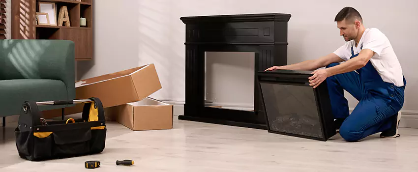 Old Rusted Metal Fireplace Repair And Replacement in Coral Springs, FL